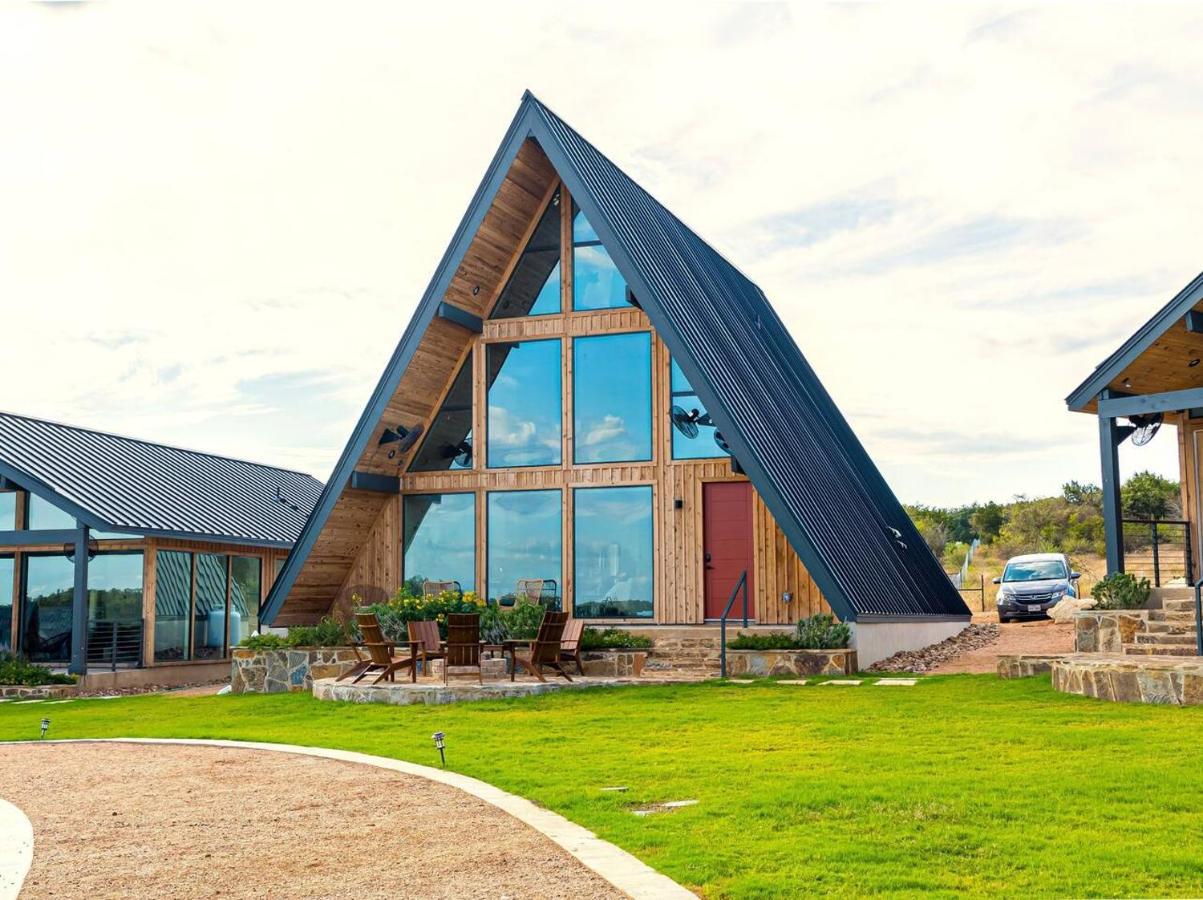 Gruene Daze Chalet - Stylish Aframe - Escape The Ordinary New Braunfels Exteriör bild