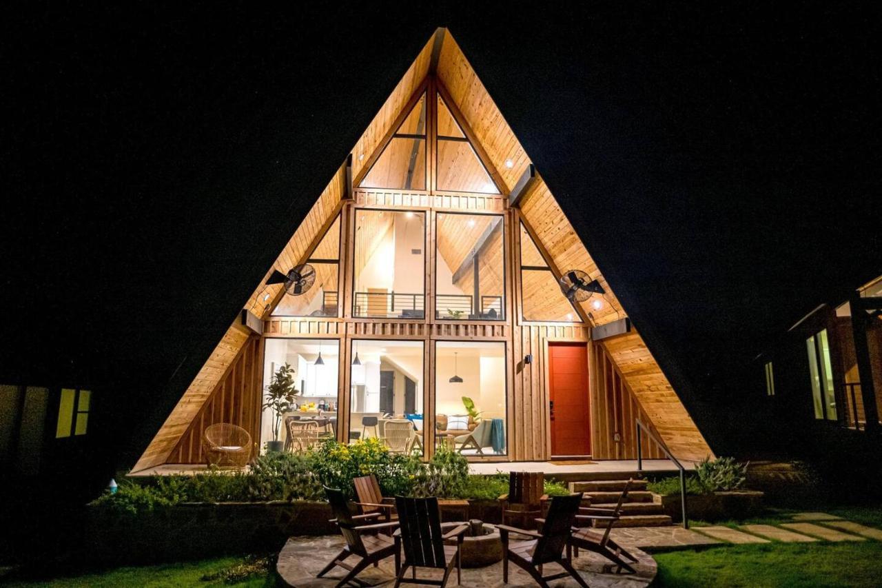 Gruene Daze Chalet - Stylish Aframe - Escape The Ordinary New Braunfels Exteriör bild